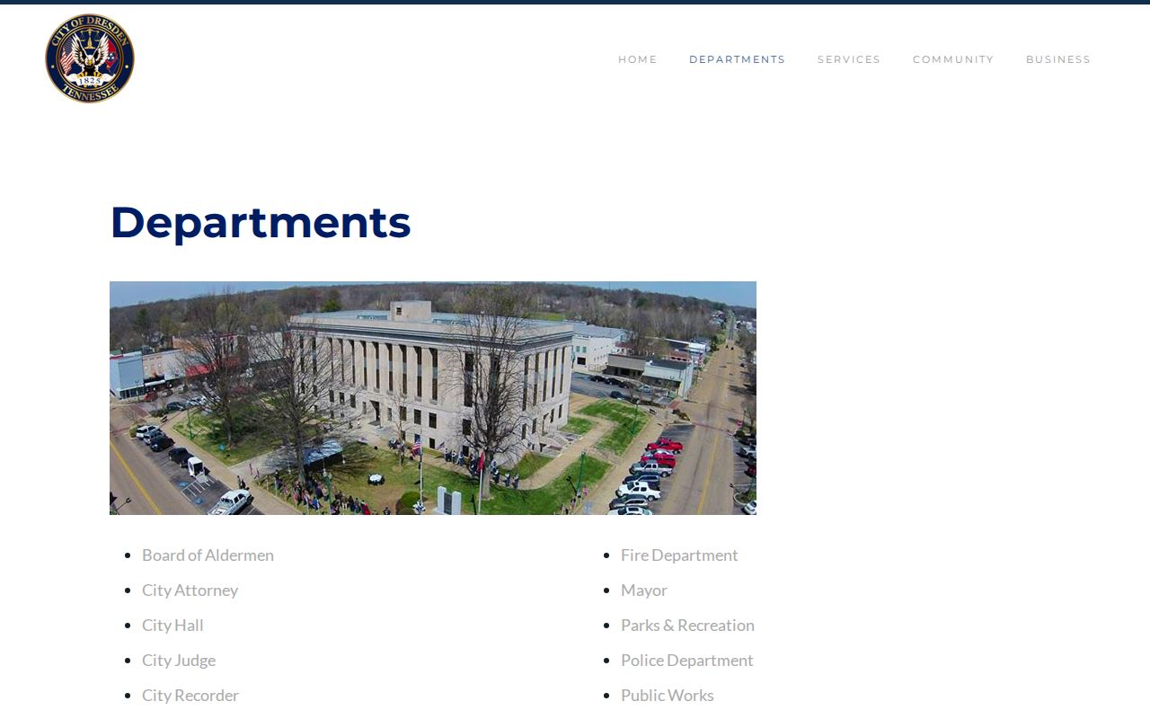Dresden city departments and court information